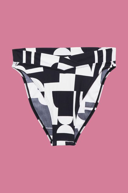 Cube beach bikini bottoms with all-over print