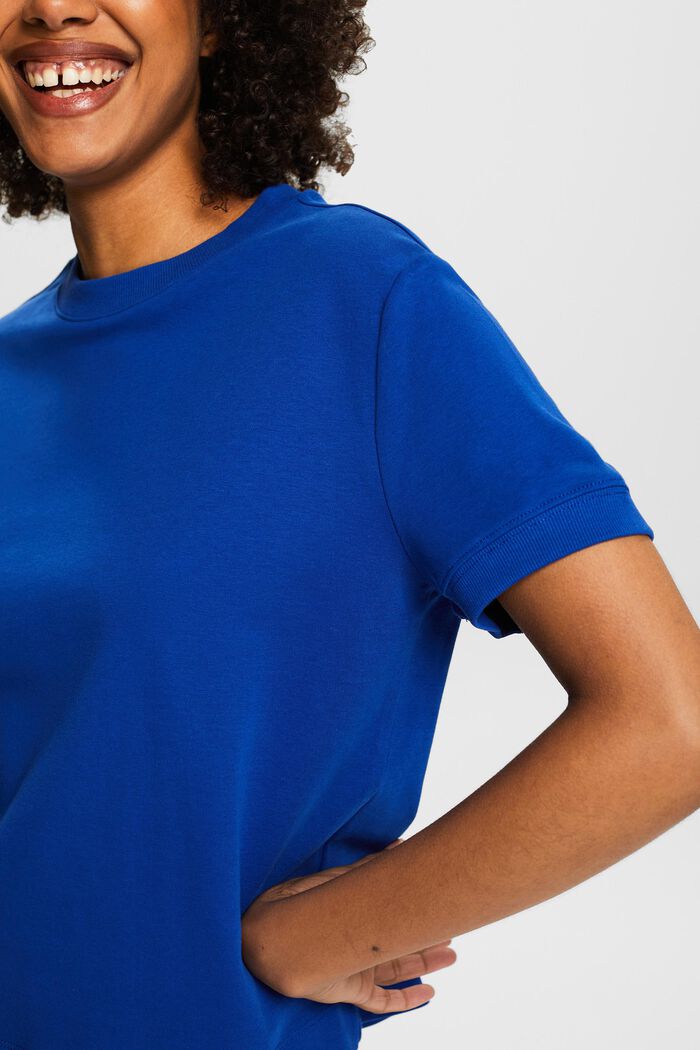 Short-Sleeve Crewneck T-Shirt, BRIGHT BLUE, detail image number 3
