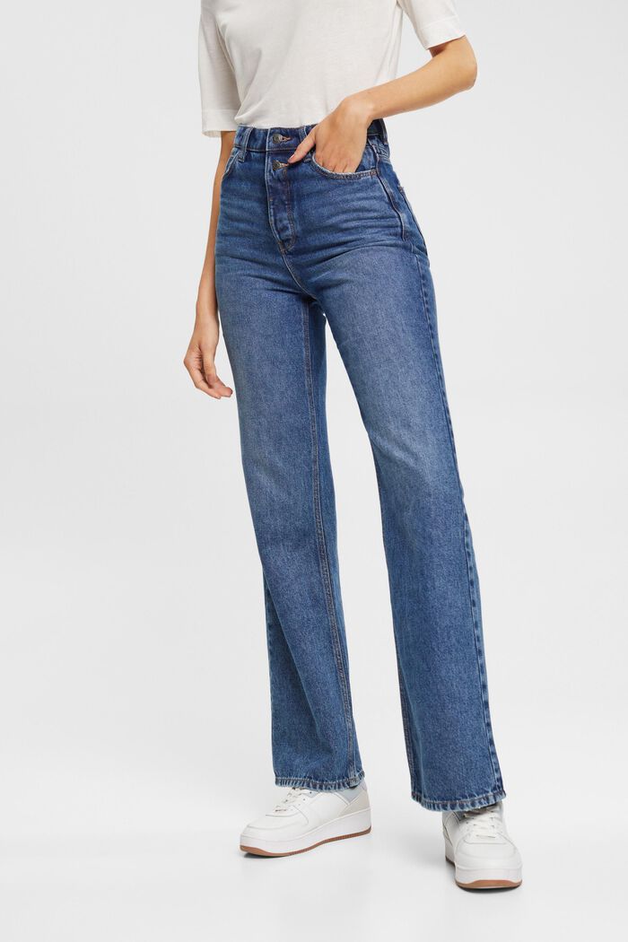 High rise retro flare jeans