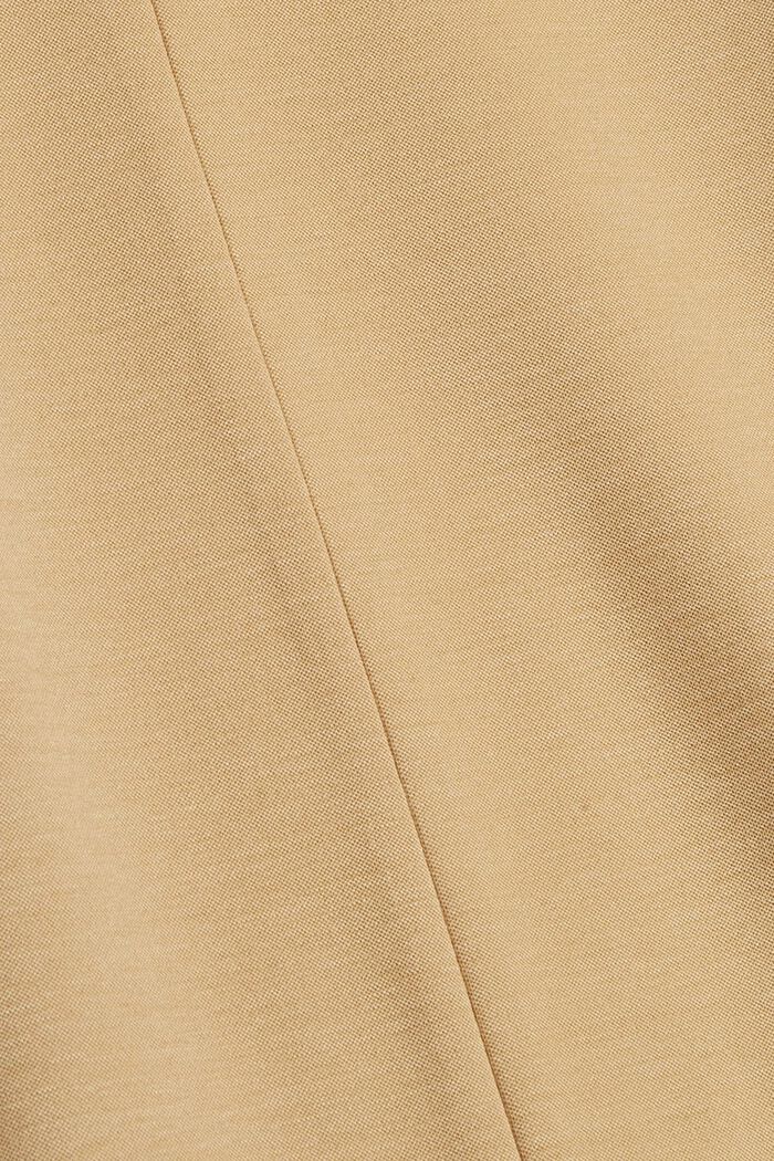 Shape-retaining jersey culottes, CAMEL, detail image number 4