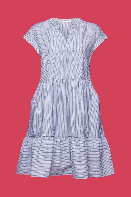 Striped dress, 100% cotton