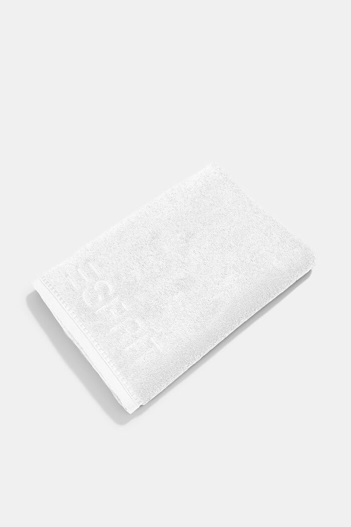 With TENCEL™: terry cloth towel collection, WHITE, overview