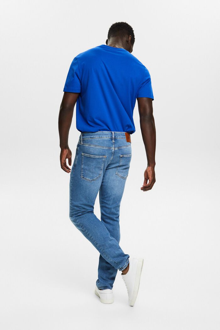 Mid-Rise Slim Jeans, BLUE LIGHT WASHED, detail image number 3