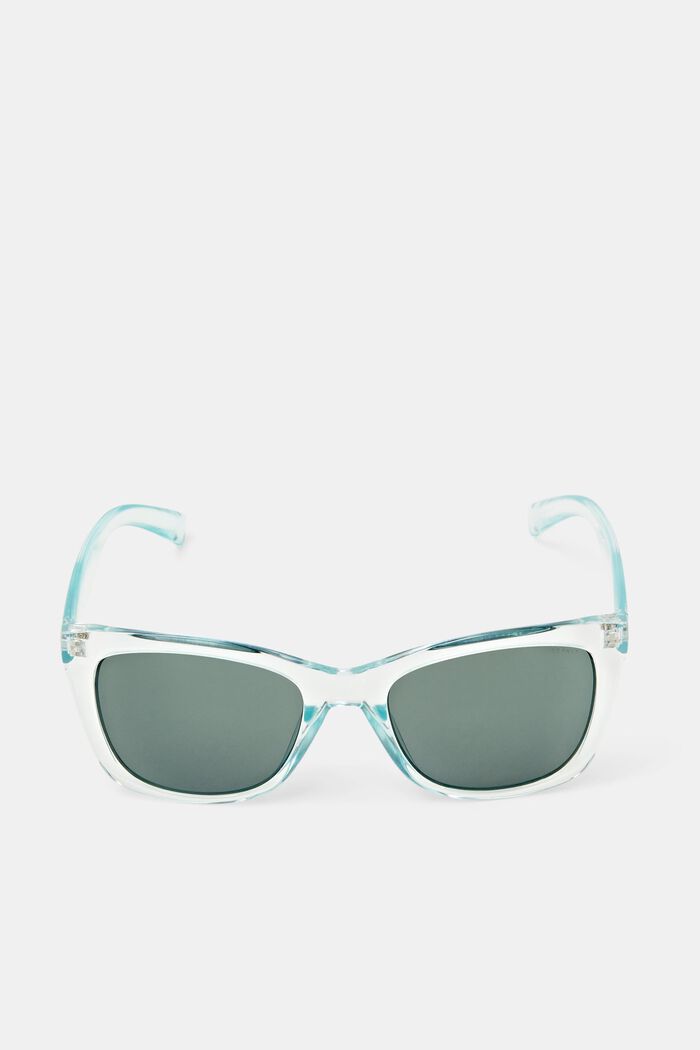 Square Framed Sunglasses, GREEN, detail image number 2