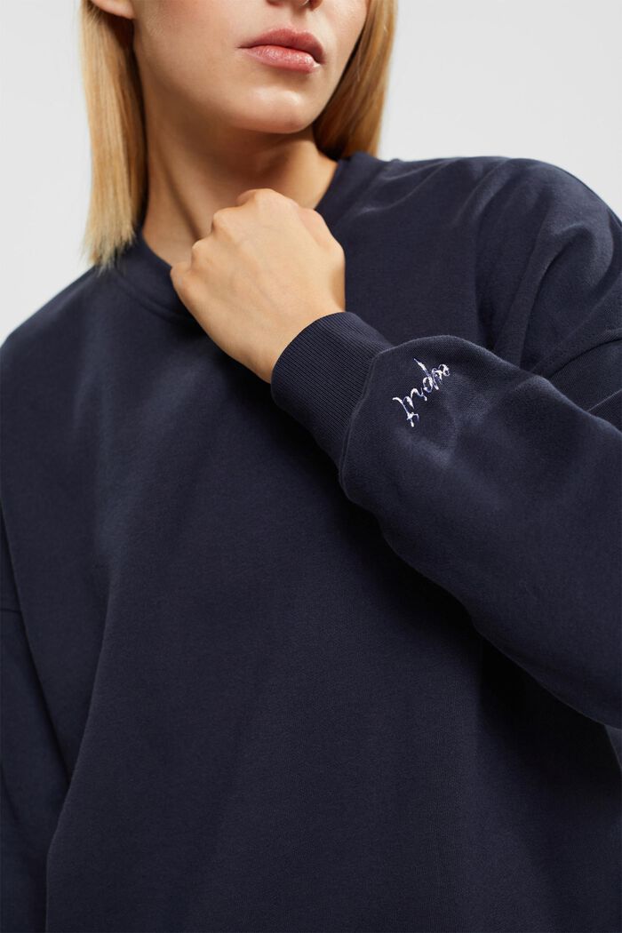 Relaxed fit Sweatshirt, NAVY, detail image number 0
