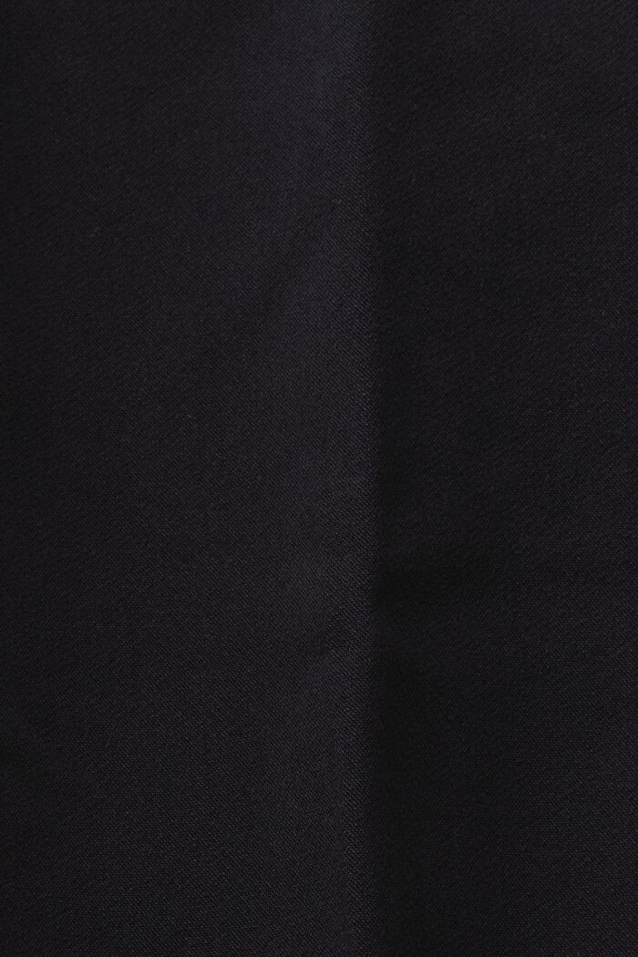 High waisted chino with darts, BLACK, detail image number 5