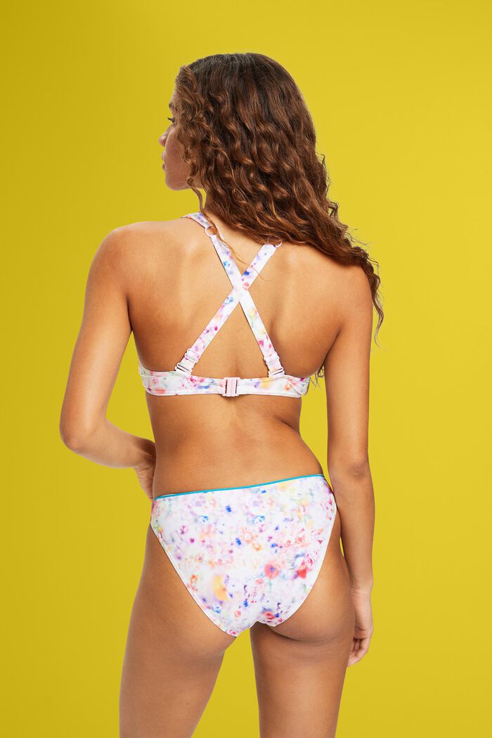ESPRIT - Mini-sized bikini bottoms with floral pattern at our online shop