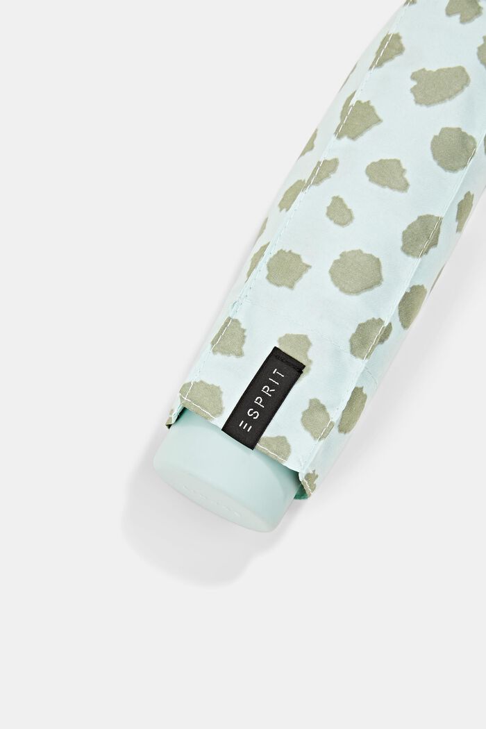 Pocket umbrella with a polka dot pattern