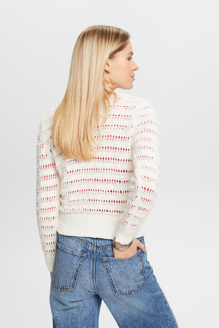 Open-Knit Sweater, ICE, detail image number 2