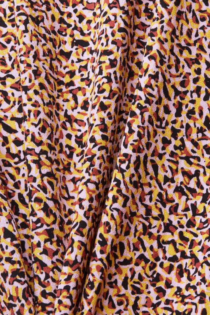 Patterned blouse, BROWN, detail image number 4