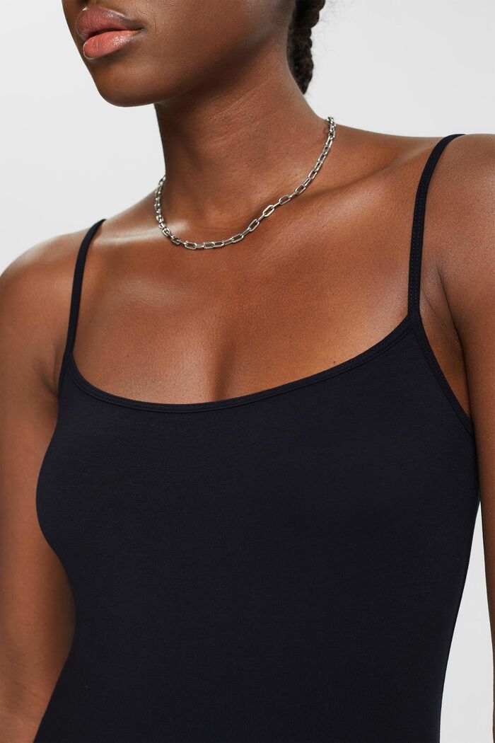 2-pack of spaghetti strap tops, BLACK, detail image number 3