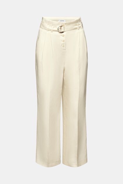 Mix and Match Cropped High-Rise Culotte Pants
