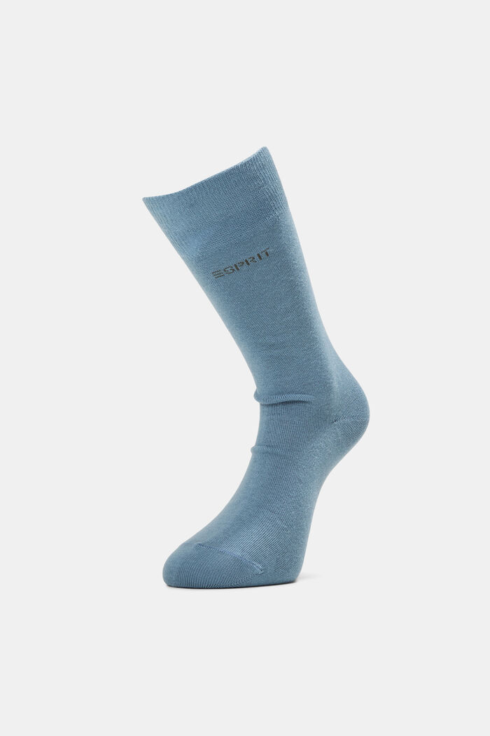 2-Pack Socks, Organic Cotton, BLUESTONE, detail image number 0