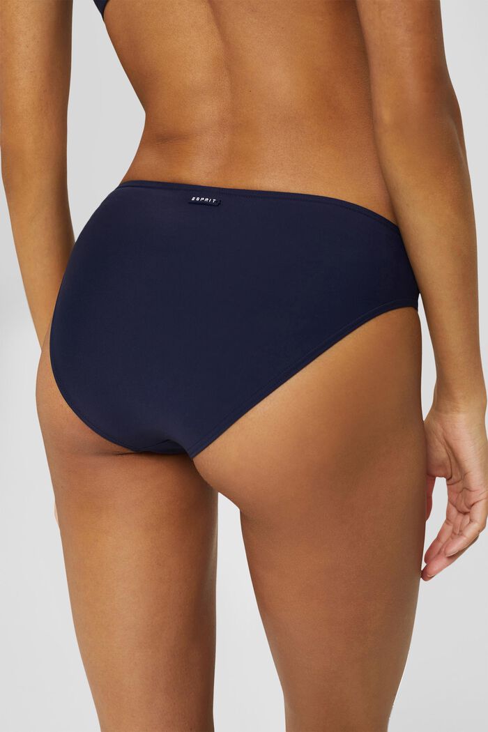 Recycled: plain bikini briefs, NAVY, detail image number 2