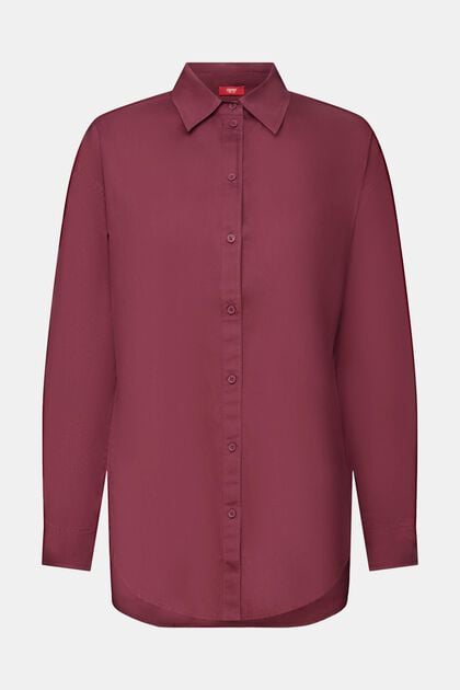 Poplin shirt blouse, 100% cotton