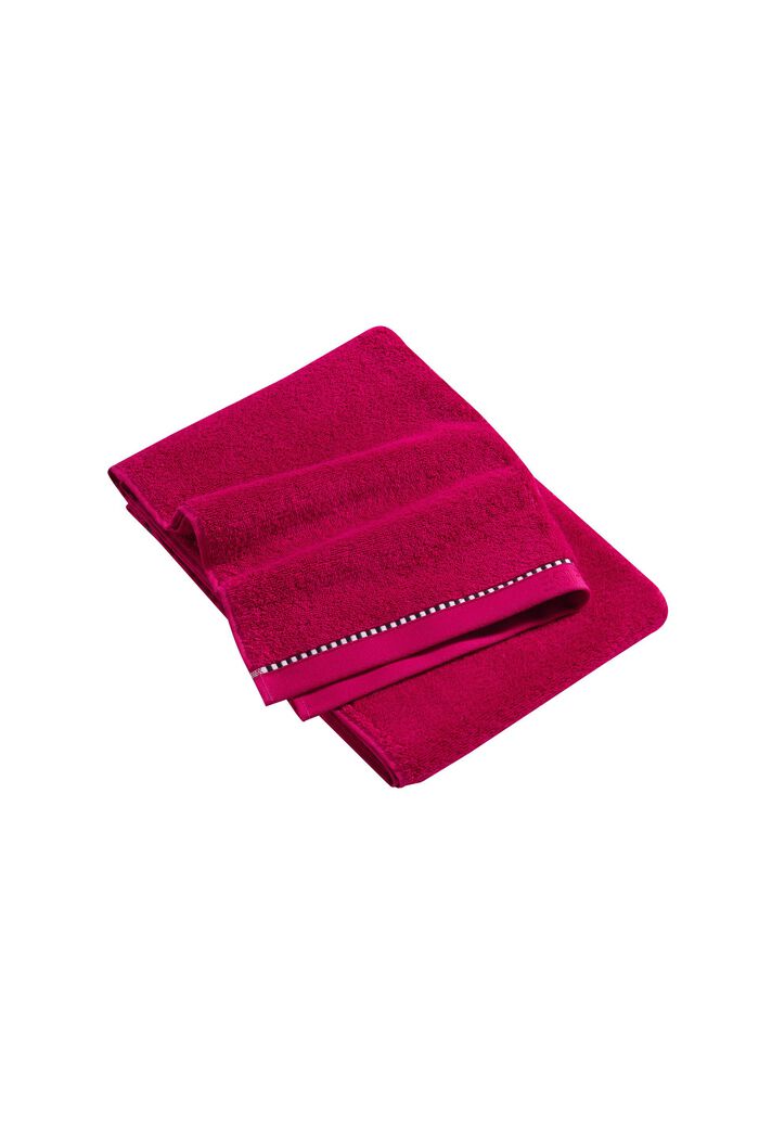 With TENCEL™: terry cloth towel collection, RASPBERRY, detail image number 3