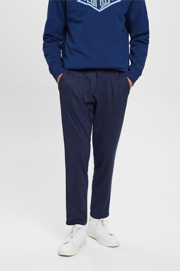 Smart jogger trousers, DARK BLUE, detail image number 0