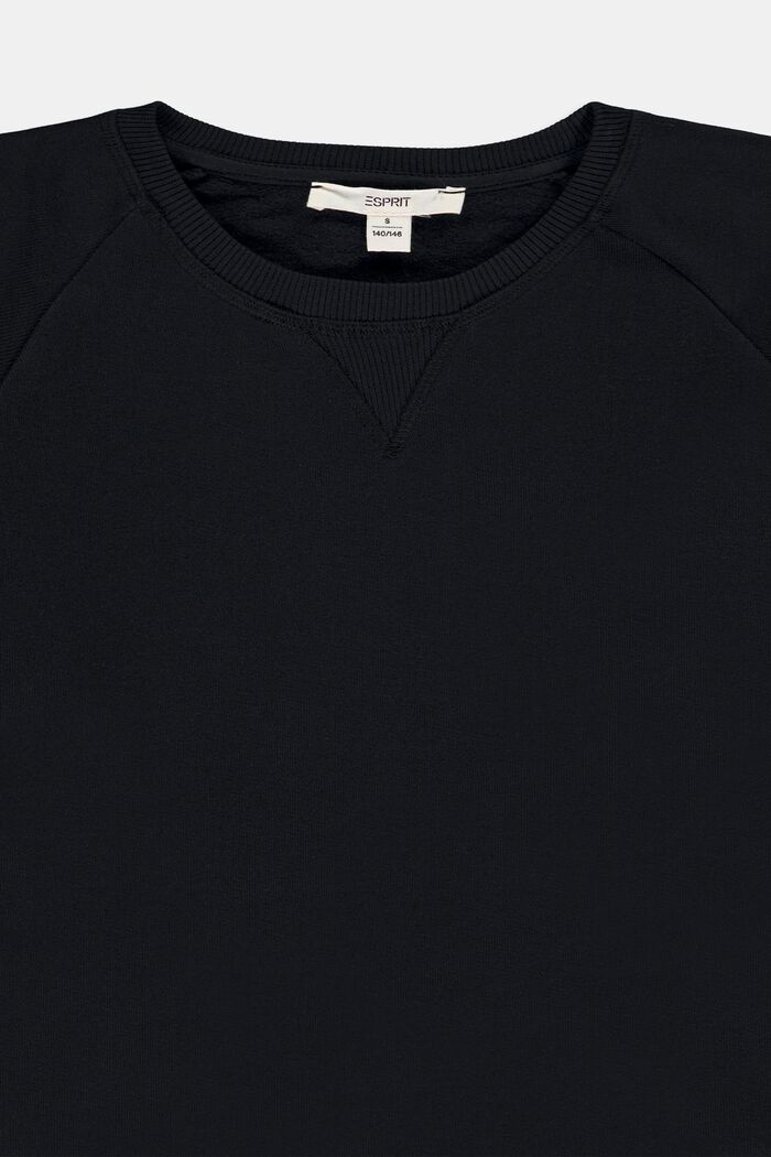 Sweatshirt with logo, BLACK, detail image number 2