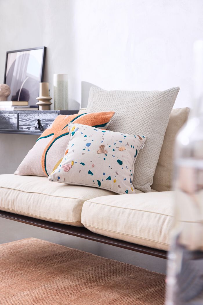 Printed Cushion Cover, MULTICOLOR, detail image number 4