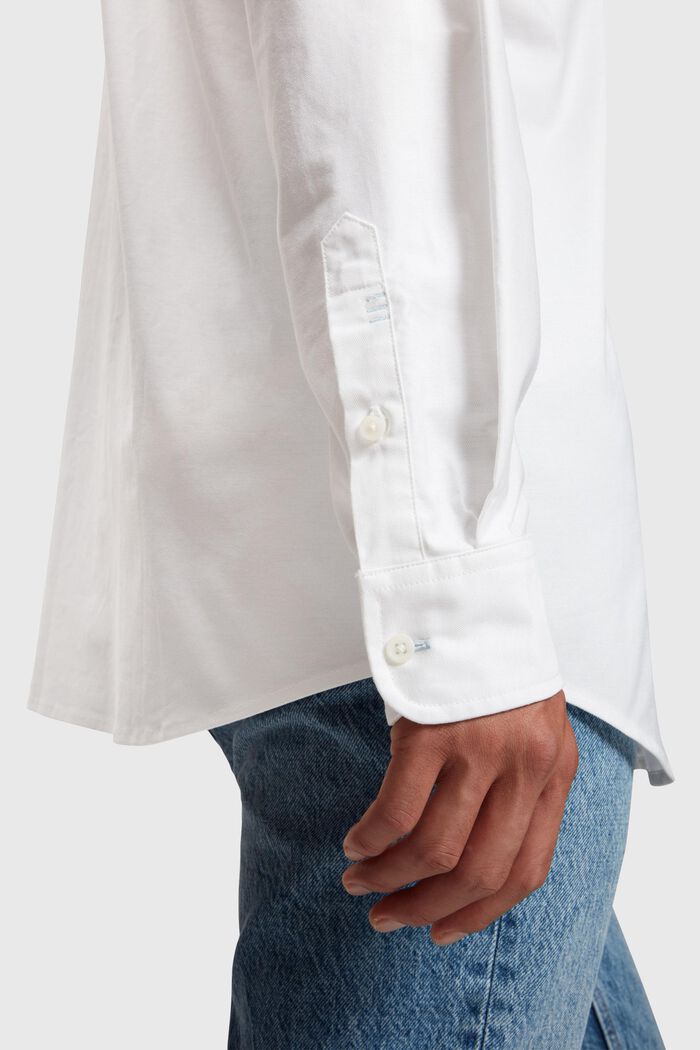 Regular fit oxford shirt, WHITE, detail image number 4