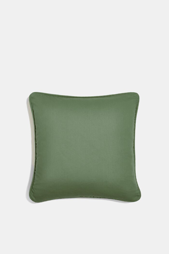 Cushion cover made of 100% cotton, GREEN, detail image number 2