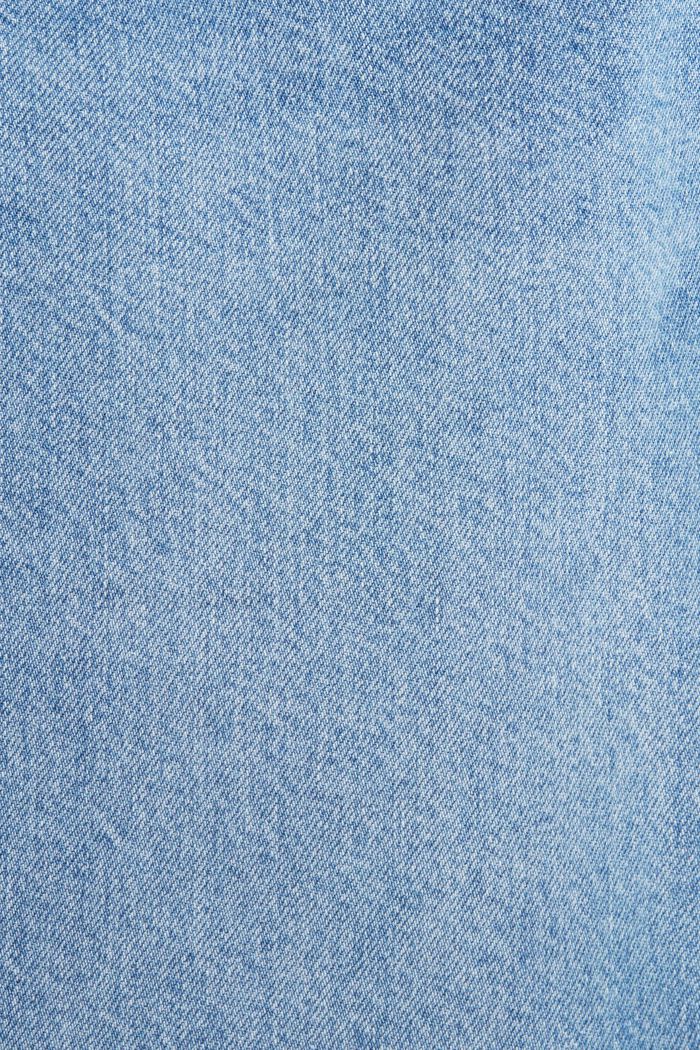 Cropped dad fit jeans, BLUE LIGHT WASHED, detail image number 6