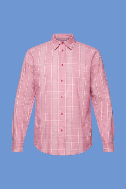 Lightweight check shirt, 100% cotton