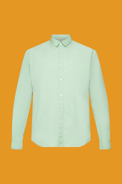 Slim fit, sustainable cotton shirt