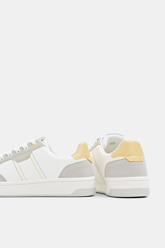 Trainers with side stripes, DUSTY YELLOW, detail image number 5