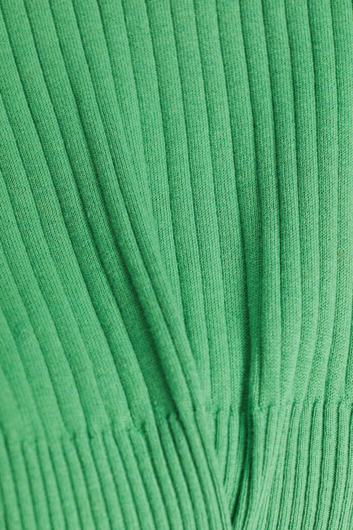 Ribbed knit jumper, GREEN, detail image number 1