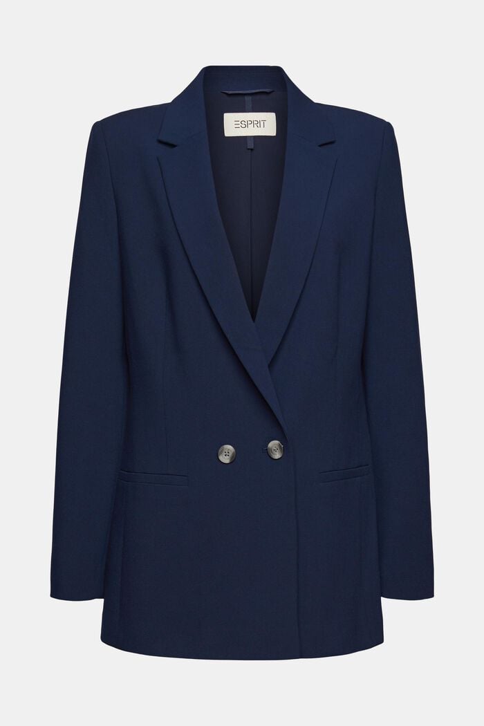 Relaxed double-breasted blazer
