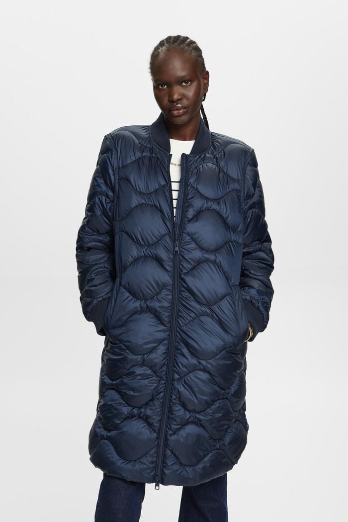 ESPRIT - Recycled: quilted transformer coat at our online shop