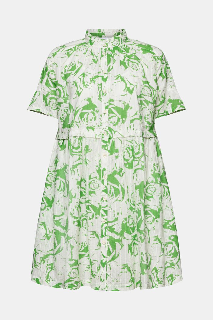 A-lined Printed Mini Dress, CITRUS GREEN, detail image number 6
