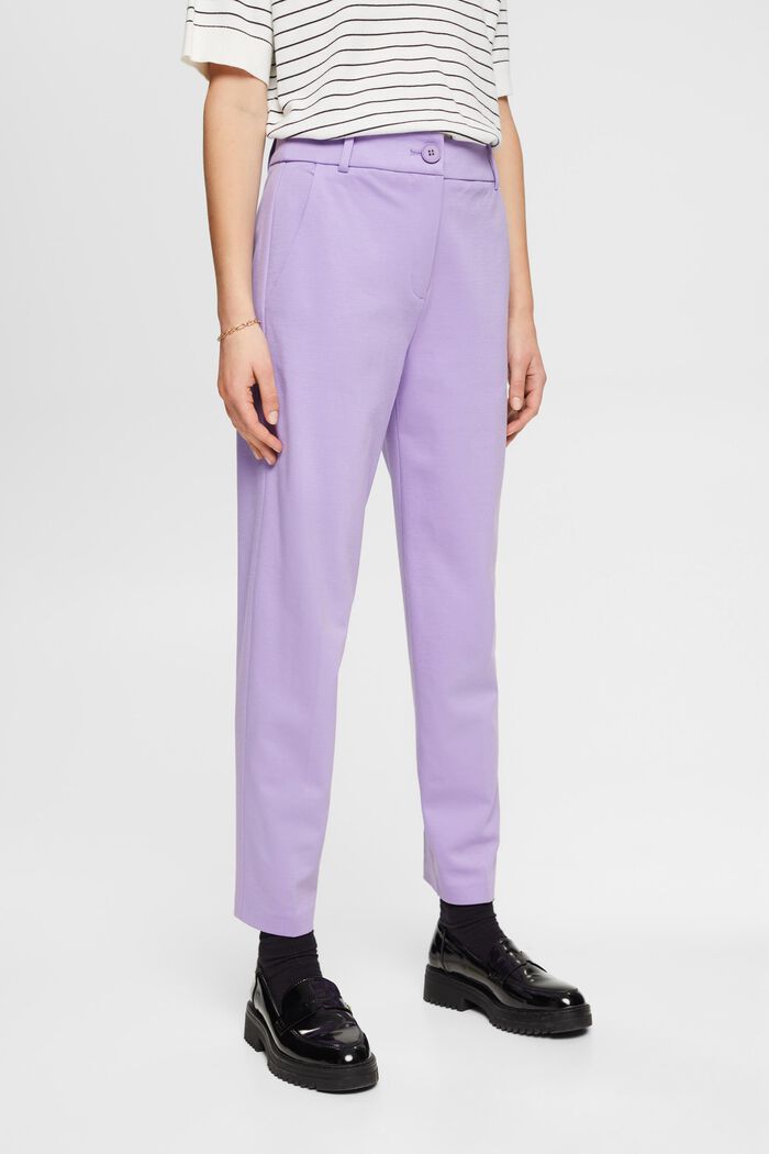 SPORTY PUNTO mix & match tapered trousers, LAVENDER, detail image number 0