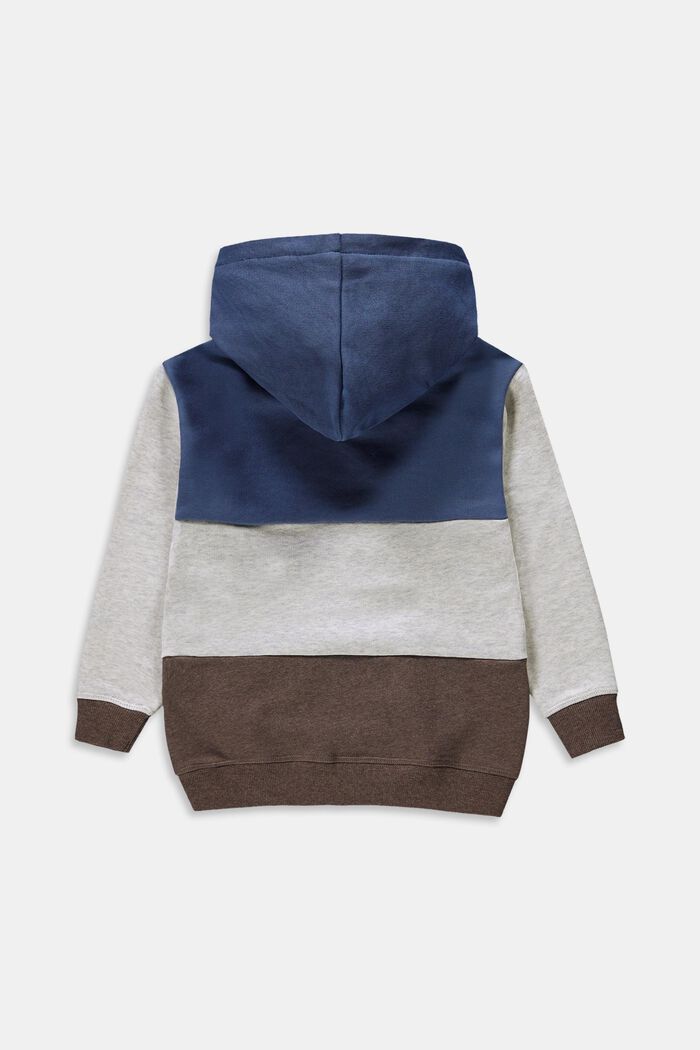 Colour block hoodie, 100% cotton