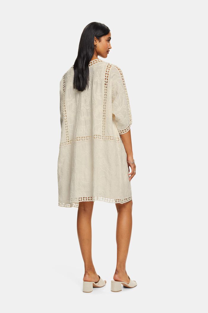 Open-Fronted Lace Poncho, OFF WHITE, detail image number 2