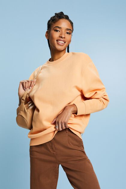 ESPRIT - Cotton Blend Pullover Sweatshirt at our online shop
