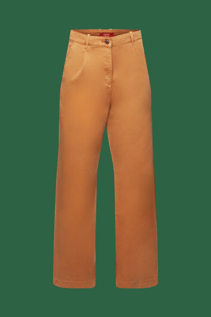 High-Rise Wide-Fit Chino, CARAMEL, detail image number 6