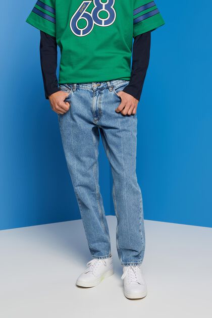 Retro relaxed fit jeans with sustainable denim