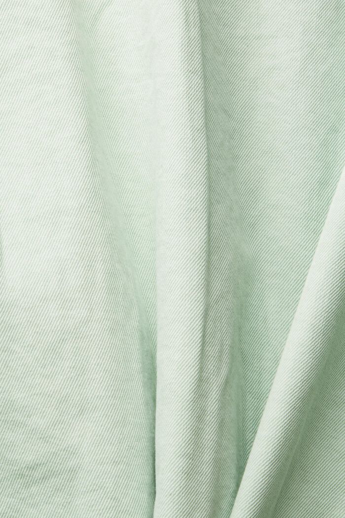 CURVY overshirt made with TENCEL™, DUSTY GREEN, detail image number 4