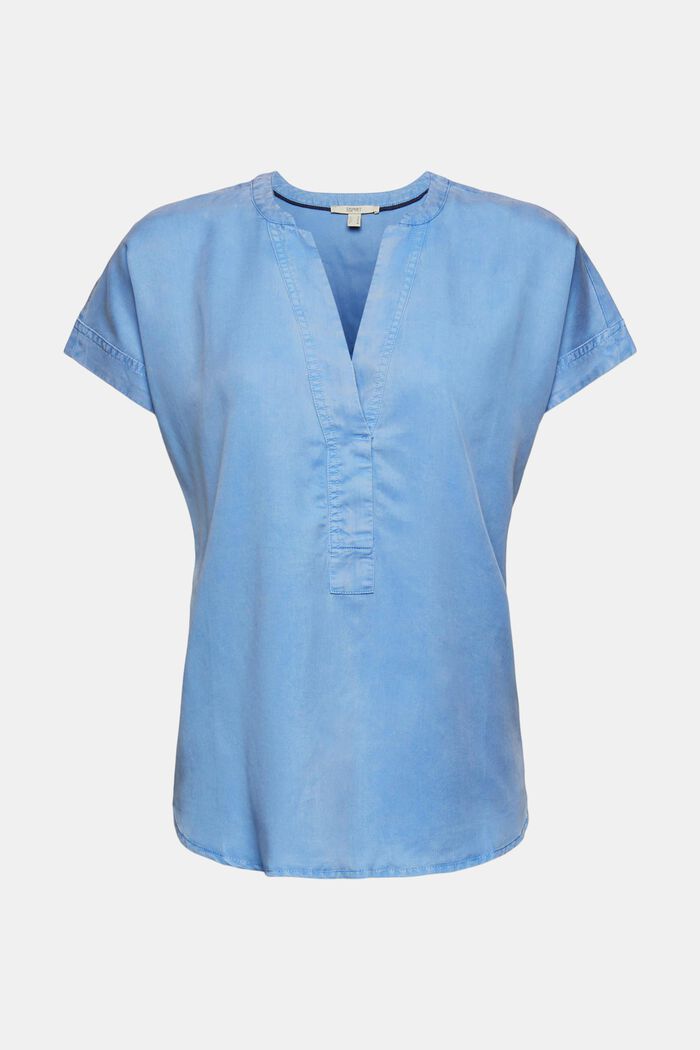 Made of TENCEL™: casual blouse, LIGHT BLUE LAVENDER, overview