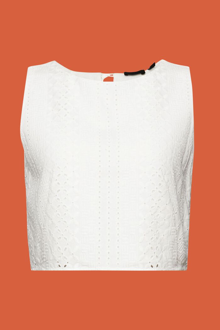 ESPRIT - Embroidered crop top, LENZING™ ECOVERO™ at our online shop