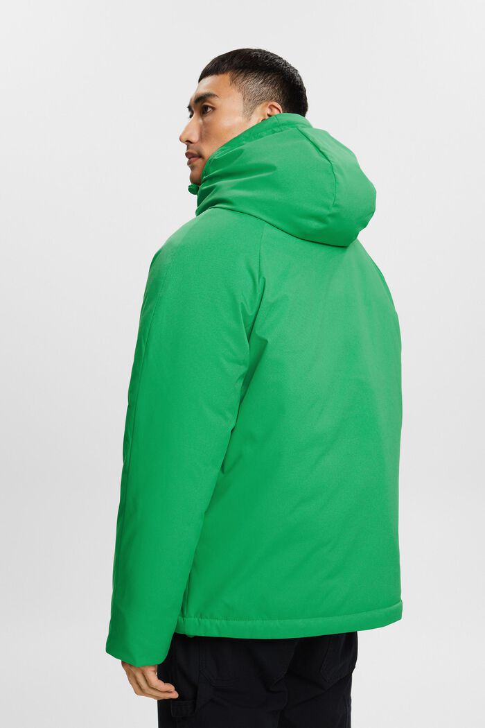 Hooded Down Coat, GREEN, detail image number 2