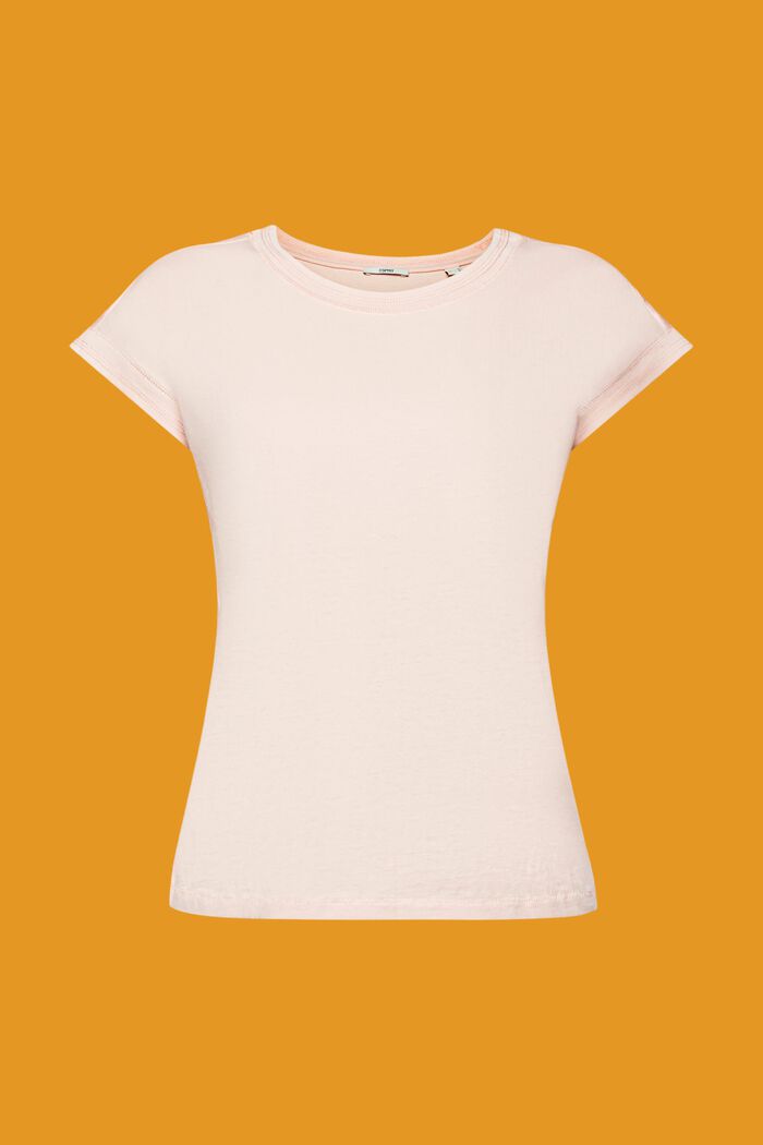 Cotton T-shirt, PASTEL PINK, detail image number 6
