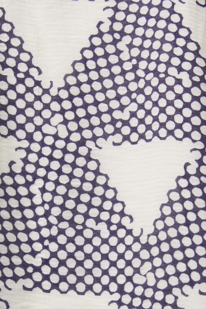 Patterned dress, LENZING™ ECOVERO™, DARK BLUE, detail image number 5