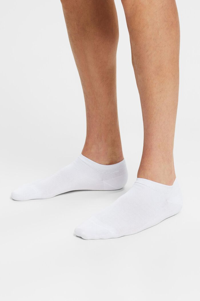 2-Pack Socks, Organic Cotton, WHITE, detail image number 1