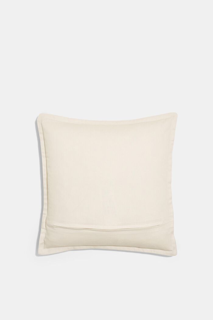 Bi-colour cushion cover made of 100% cotton, LIGHT GREY, detail image number 2