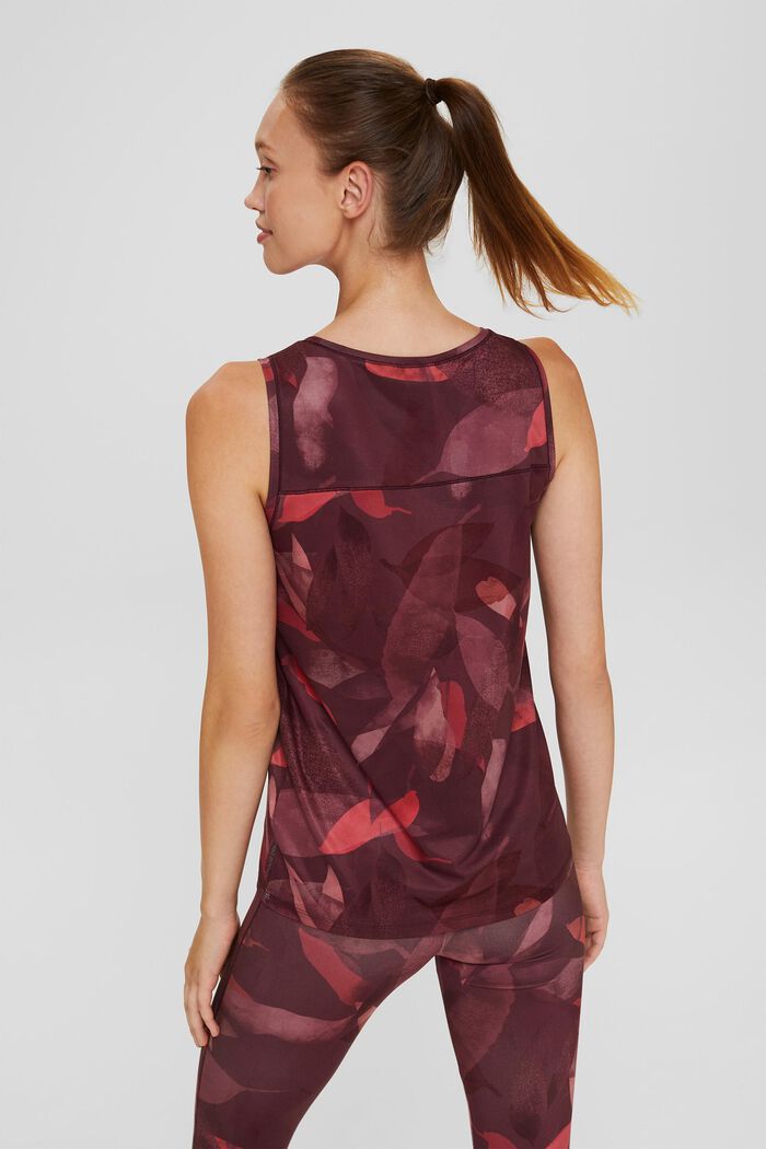 Recycled: Print top with E-DRY, BLUSH, detail image number 3