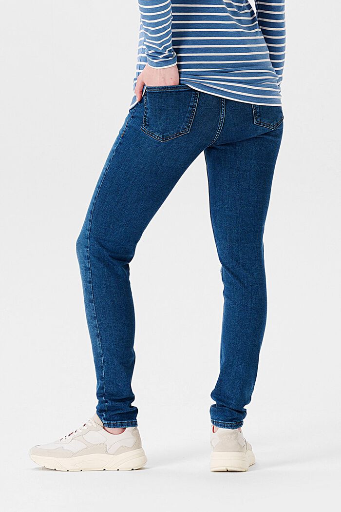 Skinny fit jeans with over-the-bump waistband, MEDIUM WASHED, detail image number 1