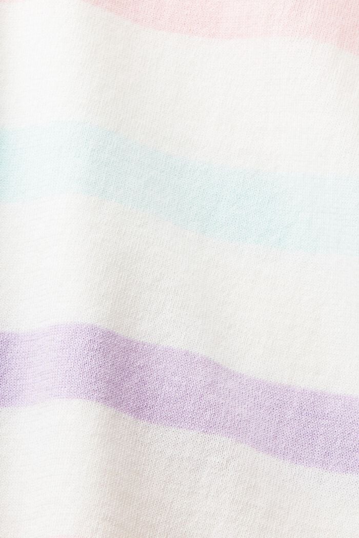 Striped Cotton Top, NEW OFF WHITE, detail image number 5